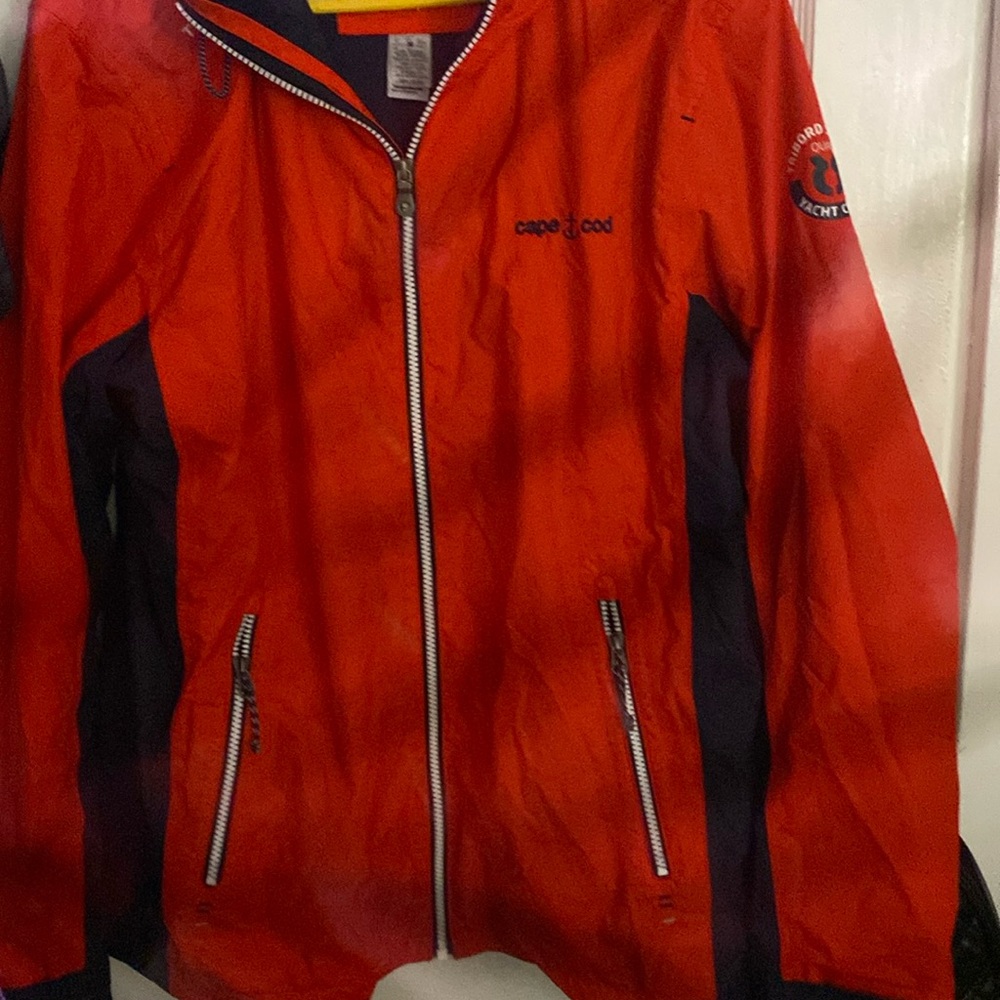 Orange jacket